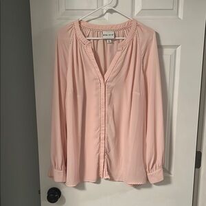 Ava & Viv Soft Pink Blouse
